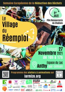 Affiche Village du réemploi #SERD2021